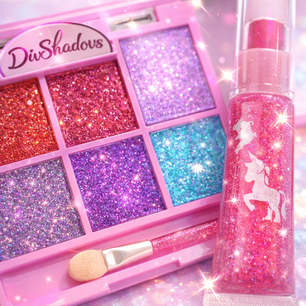 Unicorn Hair Decoration Makeup Set – Girls Beauty & DIY Styling Kit